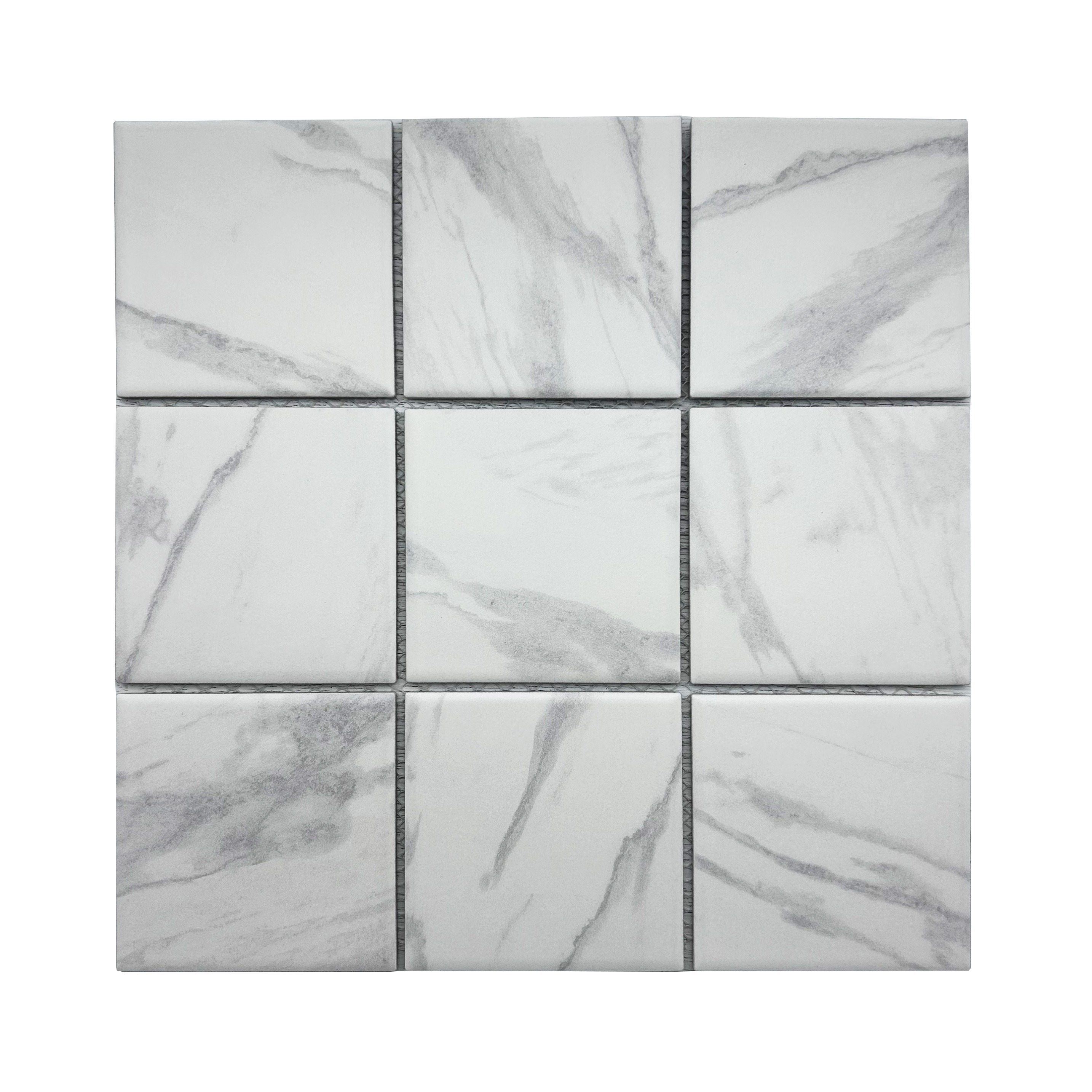 마블룩 화이트·그레이 유광 자기질 · 300×300