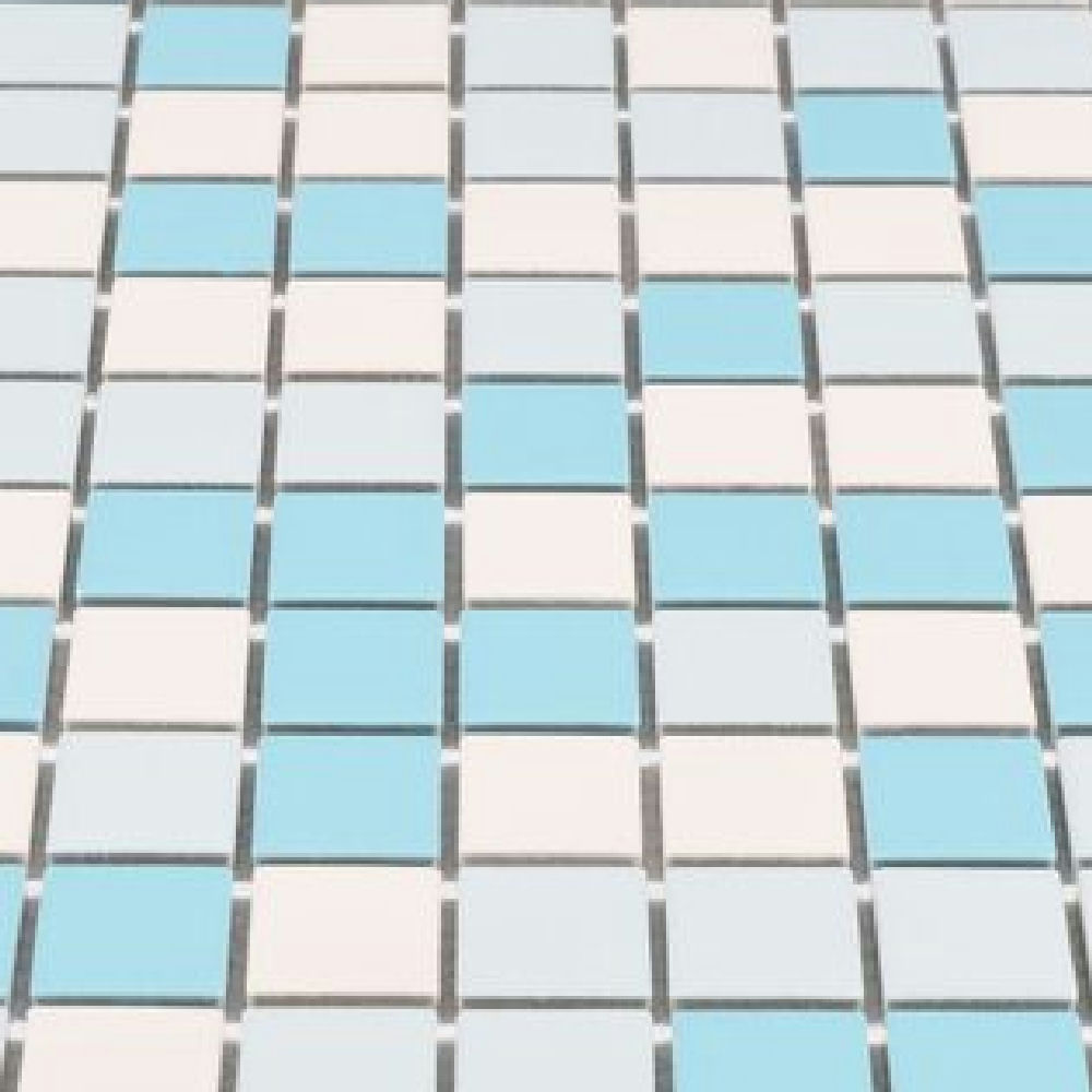모자이크 화이트·스카이블루·라이트블루 무광 포세린 · 297×297