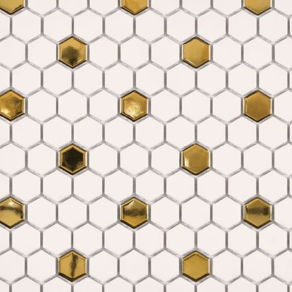 화이트·골드 무광 포세린 · 299×255