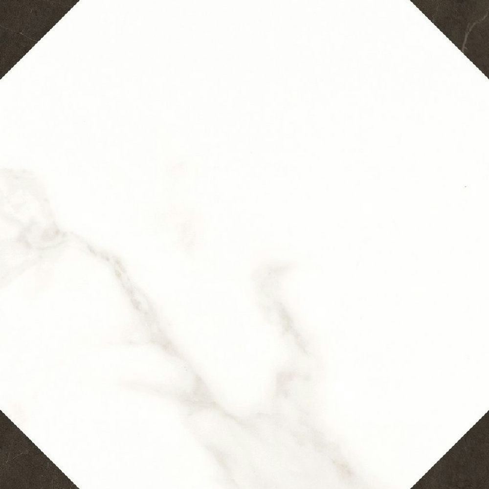 마블룩 화이트·차콜블랙 유광 포세린 · 200×200