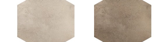 스톤룩 헥사곤 그레이지·다크 그레이·라이트 그레이·브라운 베이지 무광 포세린 · 200×230