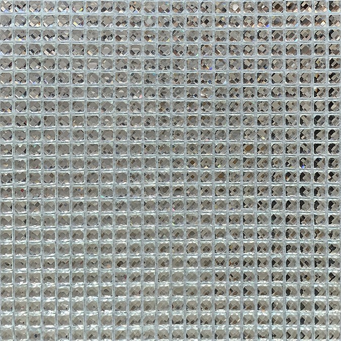 모자이크 실버 유광 유리 · 300×300