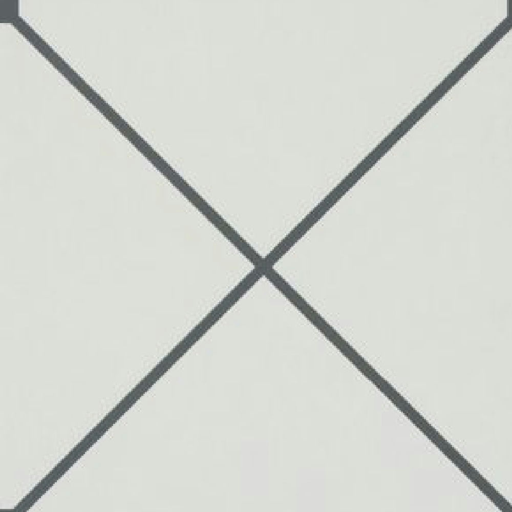 패턴 오프화이트·차콜그레이 무광 자기질 · 200×200