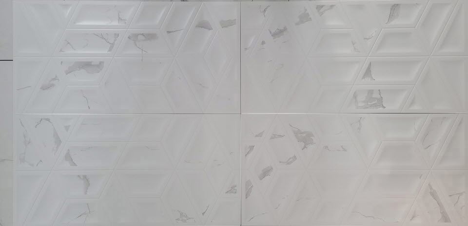 마블룩 화이트·라이트그레이 무광 도기질 · 300×600