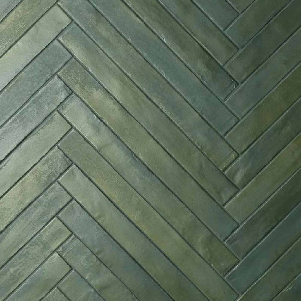올리브 그린 반광 도기질 · 48×450
