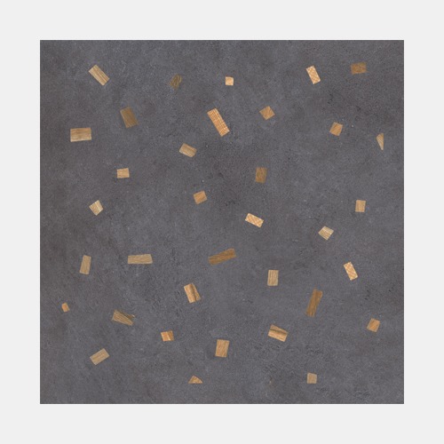 스톤룩 차콜그레이·골드 무광 포세린 · 600×600