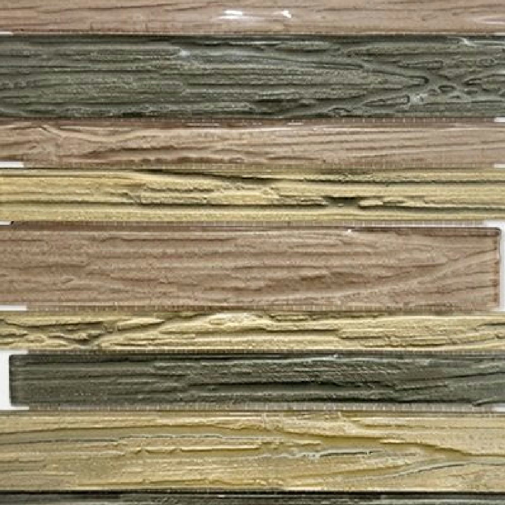 우드룩 토프 베이지·올리브 그린·머스타드 옐로우 유광 유리 · 300×300