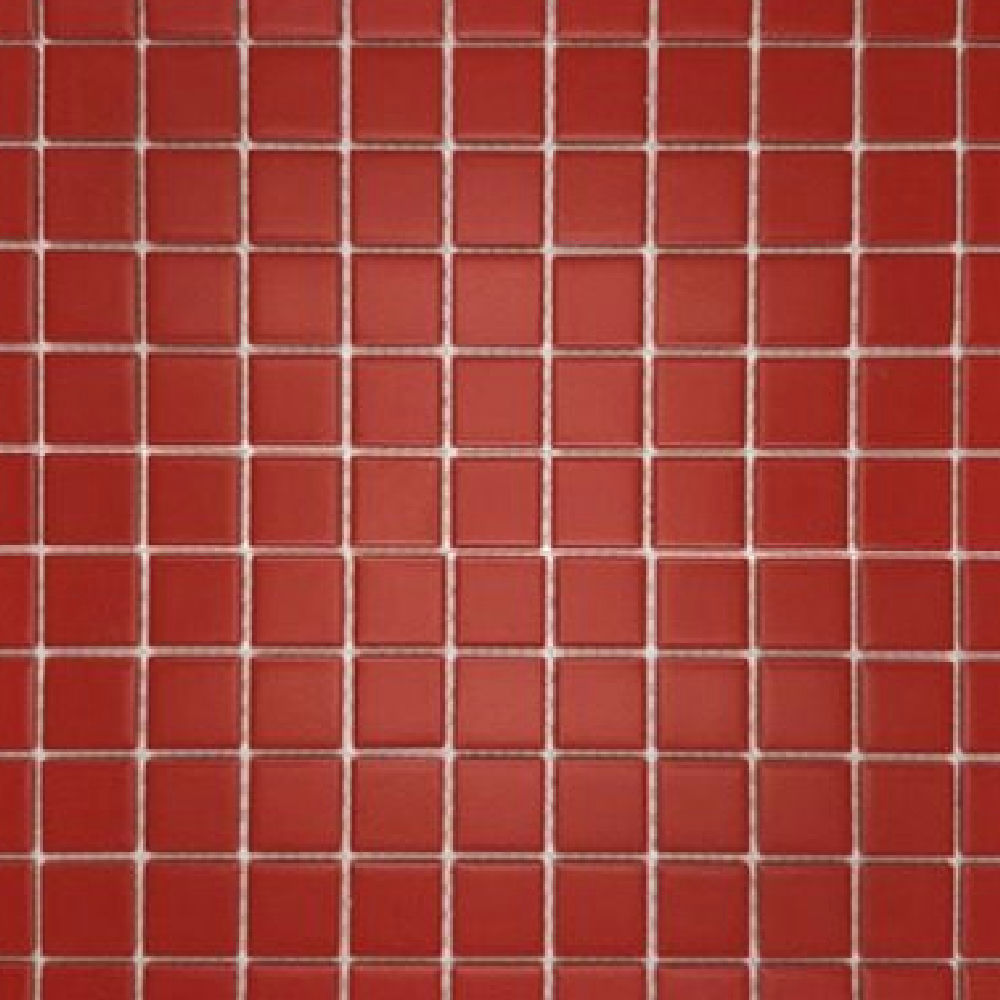 레드 무광 포세린 · 25×25