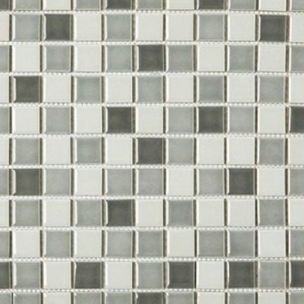 화이트·그레이 유광 포세린 · 25×25
