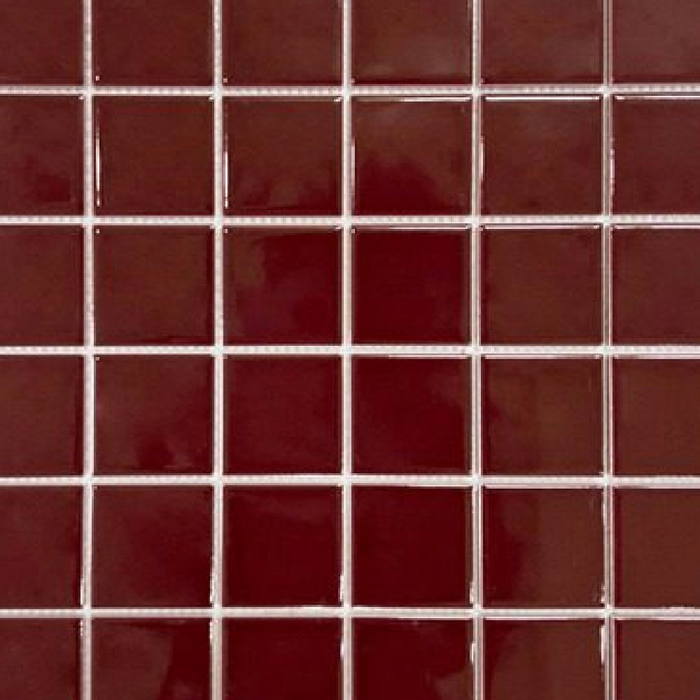 버건디 유광 포세린 · 48×48