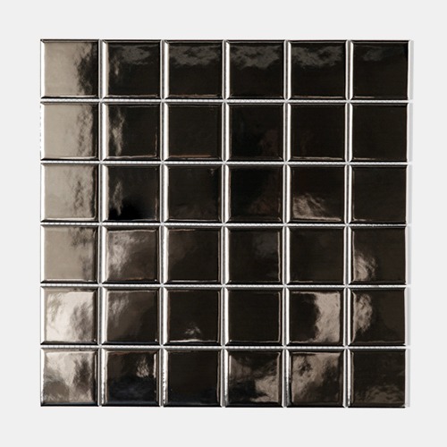 메탈룩 블랙 유광 포세린 · 48×48