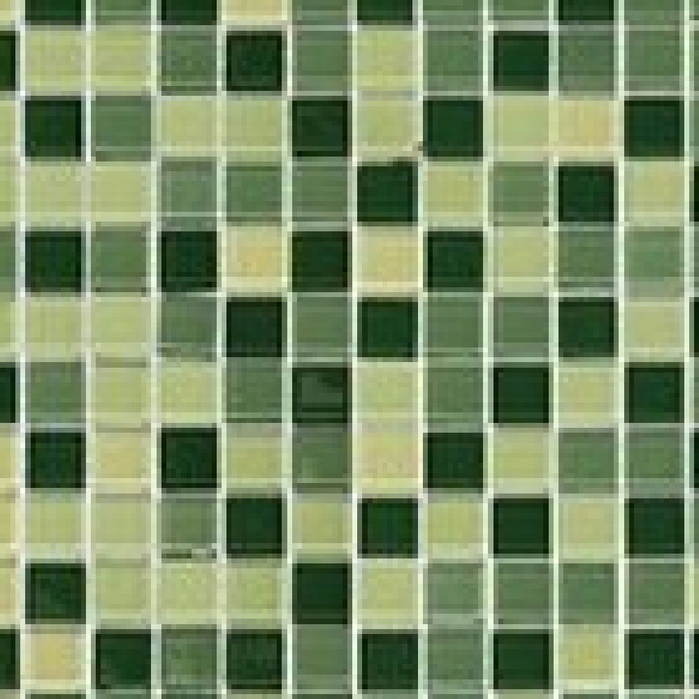모자이크 세이지그린·다크그린·미디엄그린·라이트크림 유광 유리 · 23×23