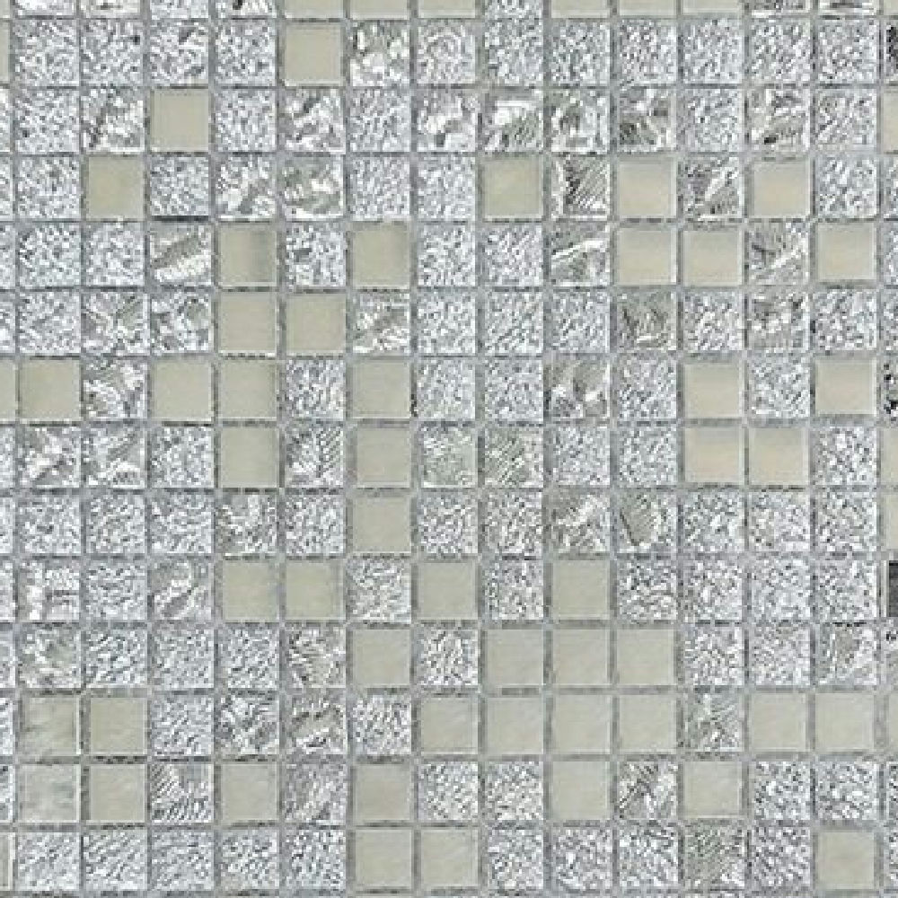 글래스룩 화이트·실버그레이 반광 유리 · 15×15