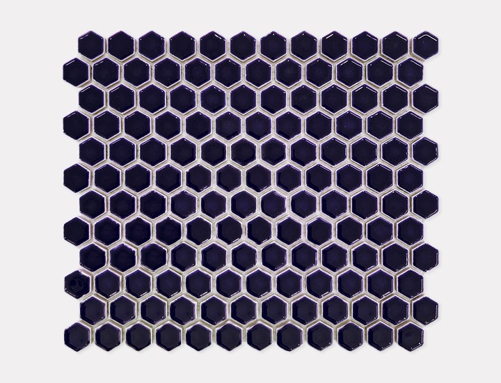 다크퍼플 유광 도기질 · 23×23