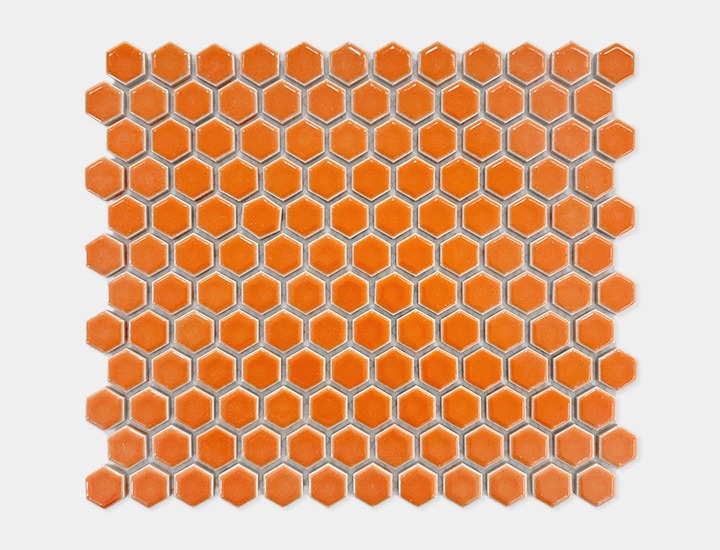오렌지 유광 유리 · 23×23