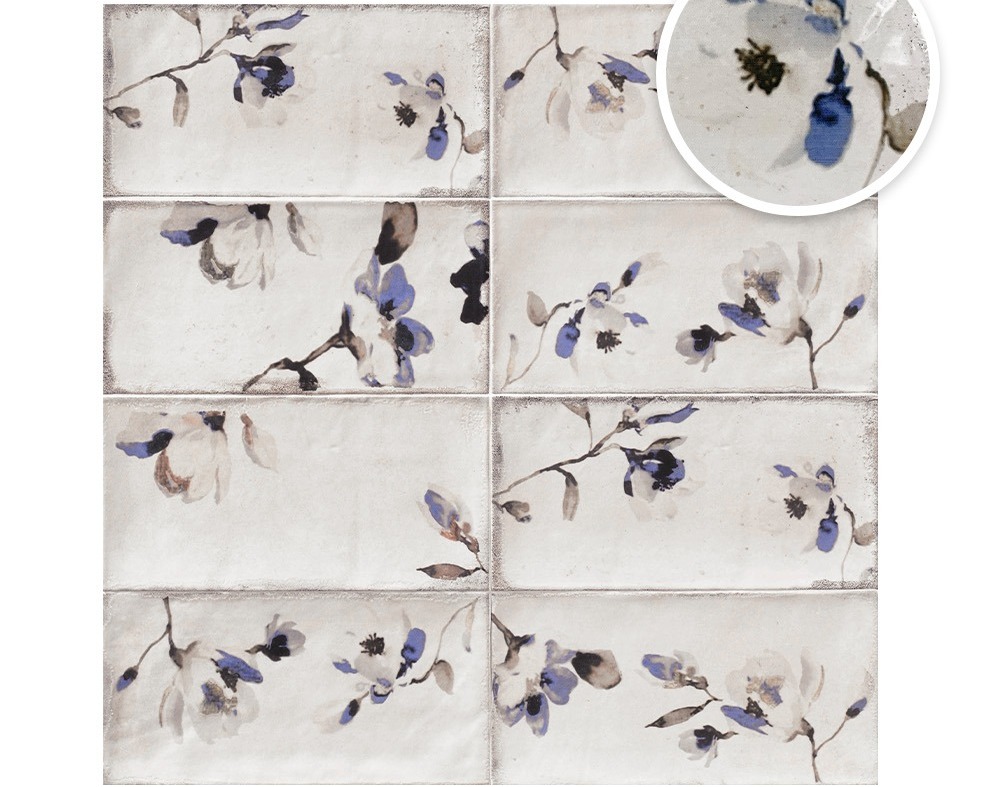 플로럴패턴 멀티컬러 무광 도기질 · 150×300