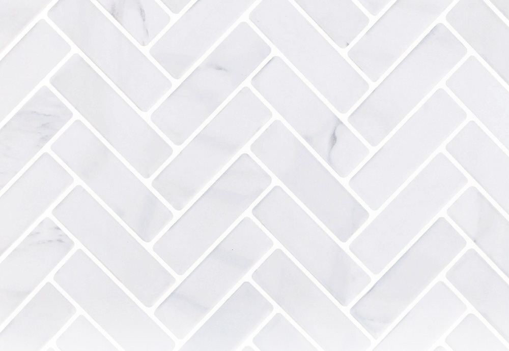 마블룩 헤링본 화이트·라이트그레이 반광 포세린 · 286×295