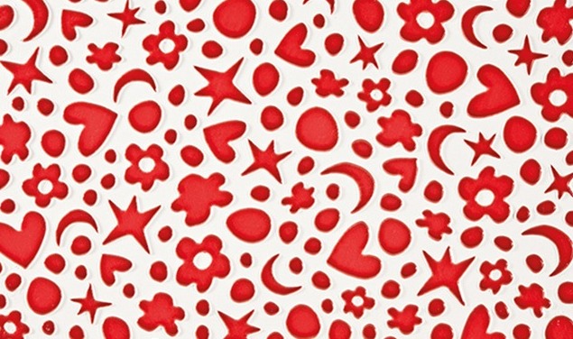 화이트·레드 무광 도기질 · 250×400